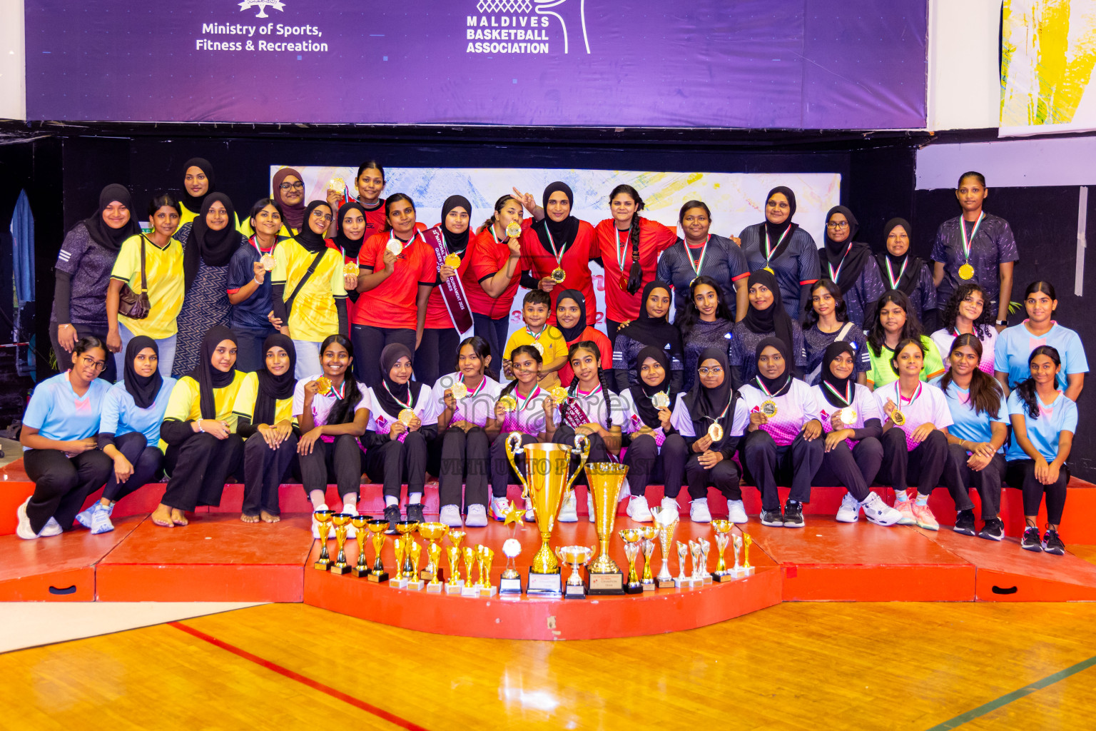 Division 1 Final and Closing Ceremony of National Netball Tournament 2025 held in Social Center at Male', Maldives on Thursday, 29th May 2025. Photos: Nausham Waheed / images.mv
