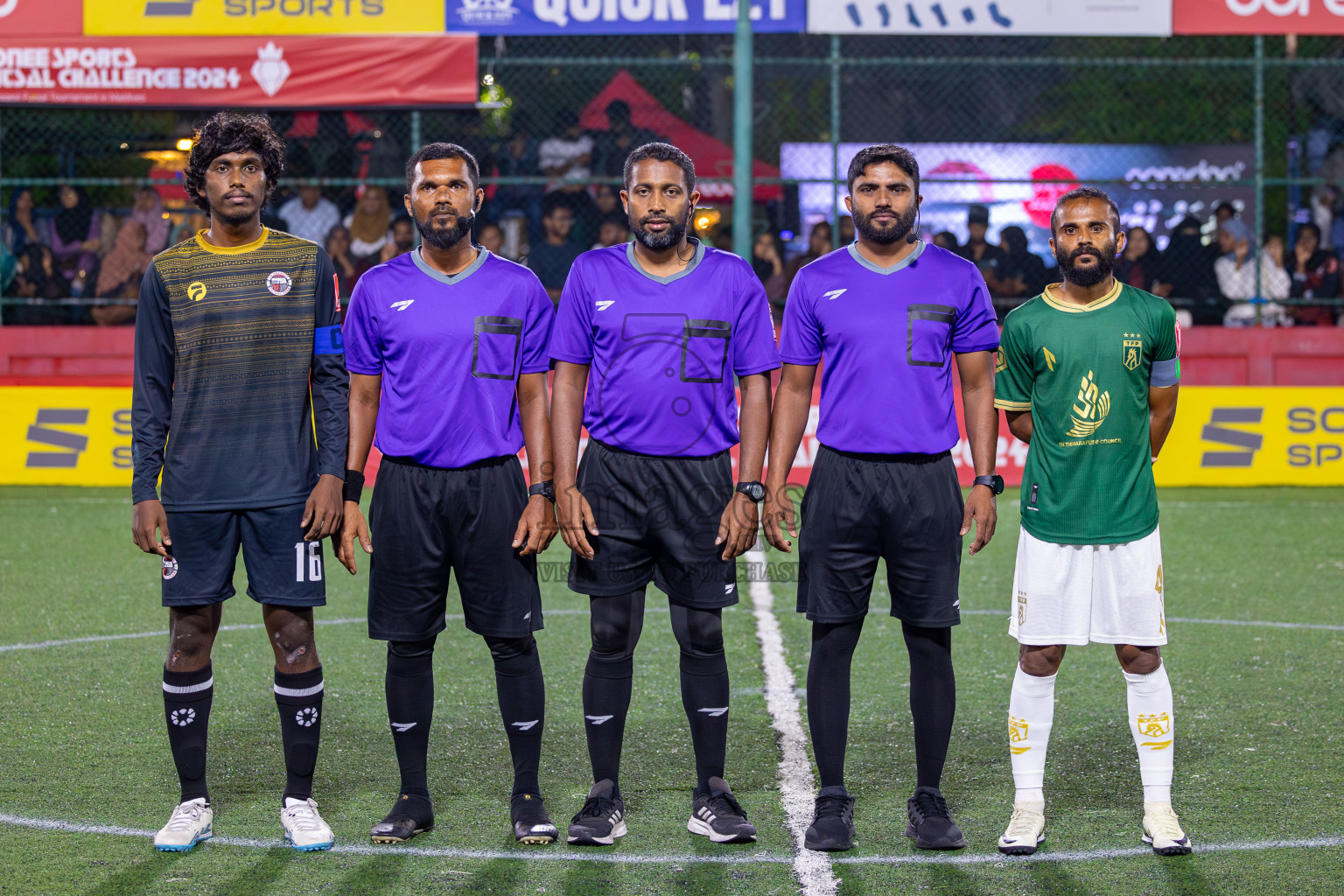 Th Omadhoo vs Th Thimarafushi on Day 33 of Golden Futsal Challenge 2024, held on Sunday, 18th February 2024, in Hulhumale', Maldives Photos: Mohamed Mahfooz Moosa / images.mv