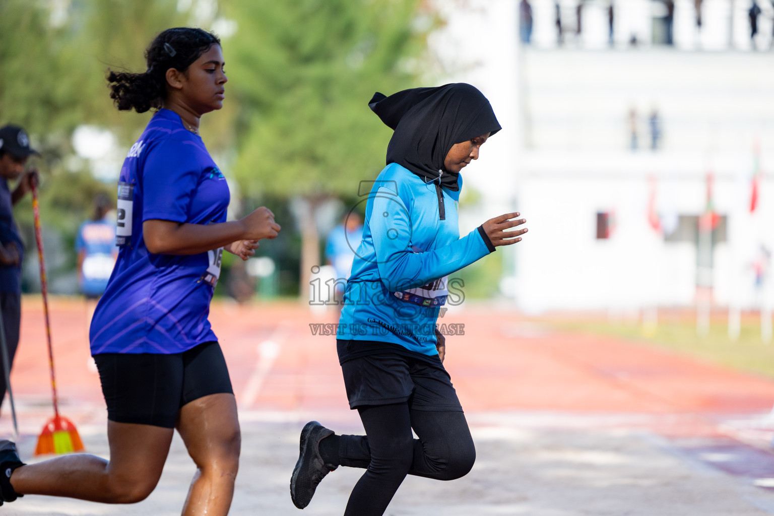 Day 1 of MWSC Interschool Athletics Championships 2024 held in Hulhumale Running Track, Hulhumale, Maldives on Saturday, 9th November 2024. 
Photos by: Ismail Thoriq, Hassan Simah / Images.mv