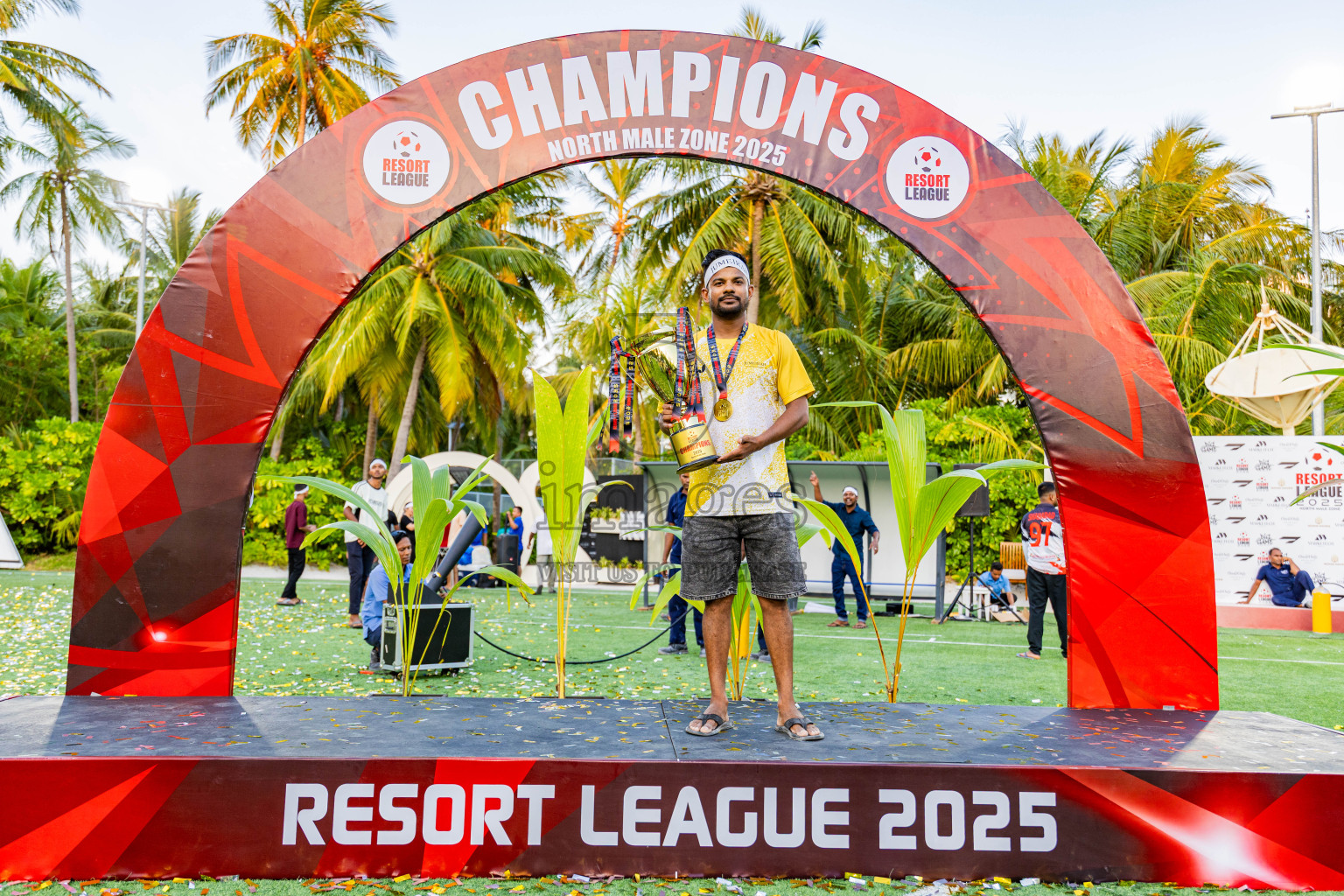 Jumeirah vs Varu in Final of Resort League 2025 (North Male Zone) was held on Saturday, 27th September 2025 in One And Only Reethi Rah Maldives Resort, Photos: Areef Adam / images.mv