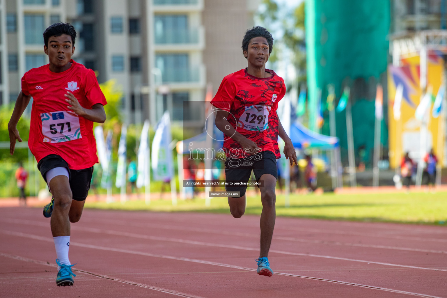 Day two of Inter School Athletics Championship 2023 was held at Hulhumale' Running Track at Hulhumale', Maldives on Sunday, 15th May 2023. Photos: Nausham Waheed / images.mv