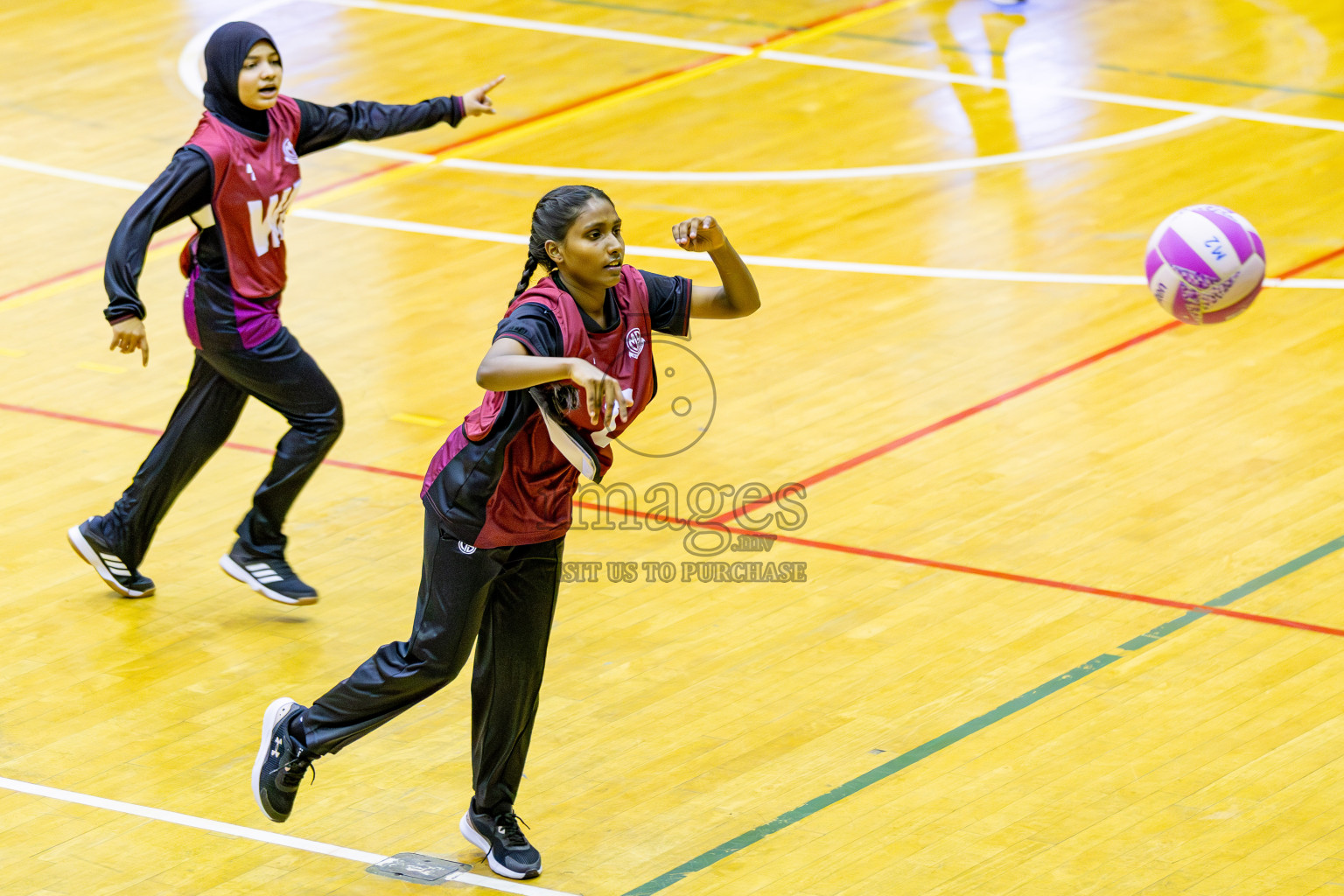Day 4 of Inter-School Netball Tournament 2025 was held in Social Center Indoor Hall on Tuesday, 21th October 2025. Photos: Areef Adam / images.mv