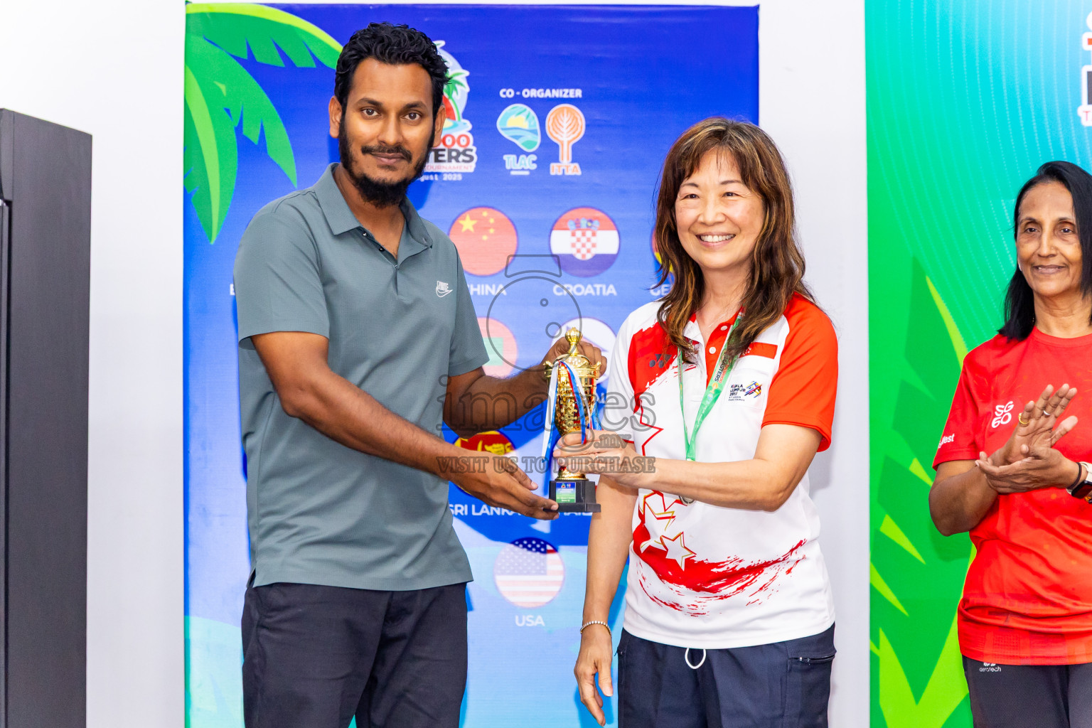 Day 4 of 1st Thoddoo Masters Table Tennis Tournament was held on Sunday, 24th August 2025 in AA Thoddoo, Maldives. Photos: Nausham Waheed / images.mv