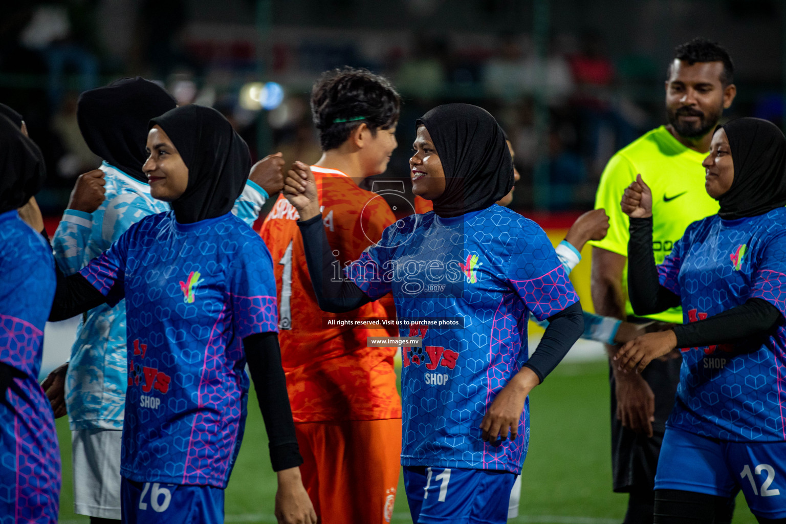 MPL vs Club MYS in Eighteen Thirty Women's Futsal Fiesta 2022 was held in Hulhumale', Maldives on Monday, 21st October 2022. Photos: Hassan Simah / images.mv