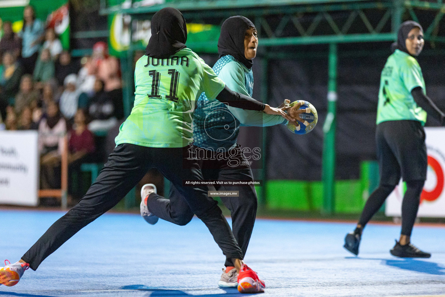 2nd Division Final of 7th Inter-Office/Company Handball Tournament 2023, held in Handball ground, Male', Maldives on Monday, 25th October 2023 Photos: Nausham Waheed/ Images.mv