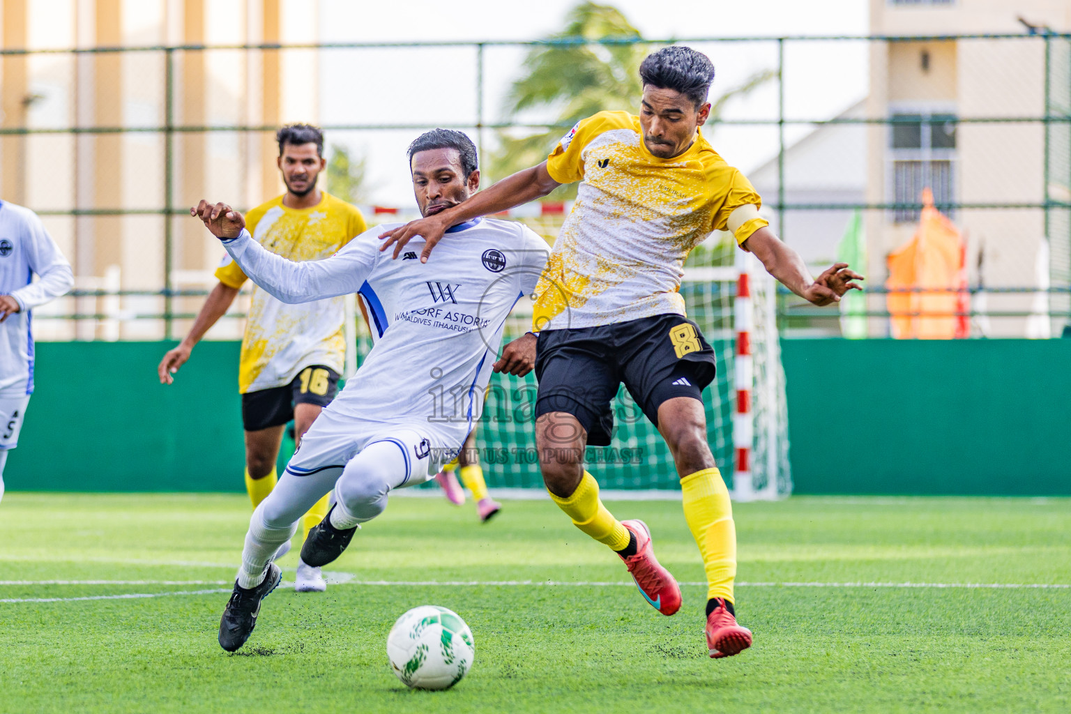 Waldorf Astoria vs Jumeirah Olhaheli in Resort Super League 2025 was held on Sunday, 26th October 2025 in Crossroads's Maldives, Photos: Areef Adam / images.mv