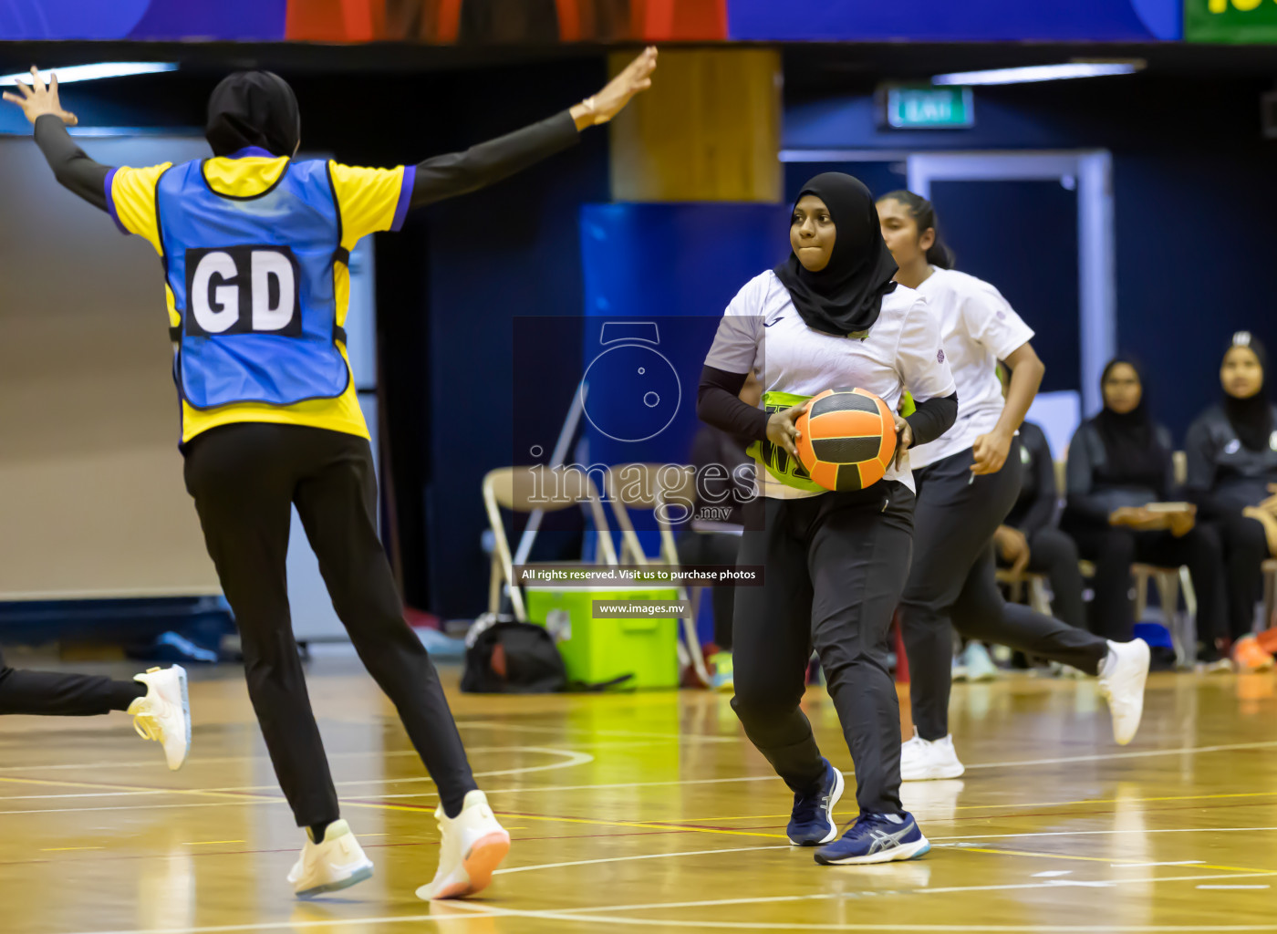 Club Green Streets vs KYRS in the Milo National Netball Tournament 2022 on 21 July 2022, held in Social Center, Male', Maldives. Photographer: Shuu / Images.mv