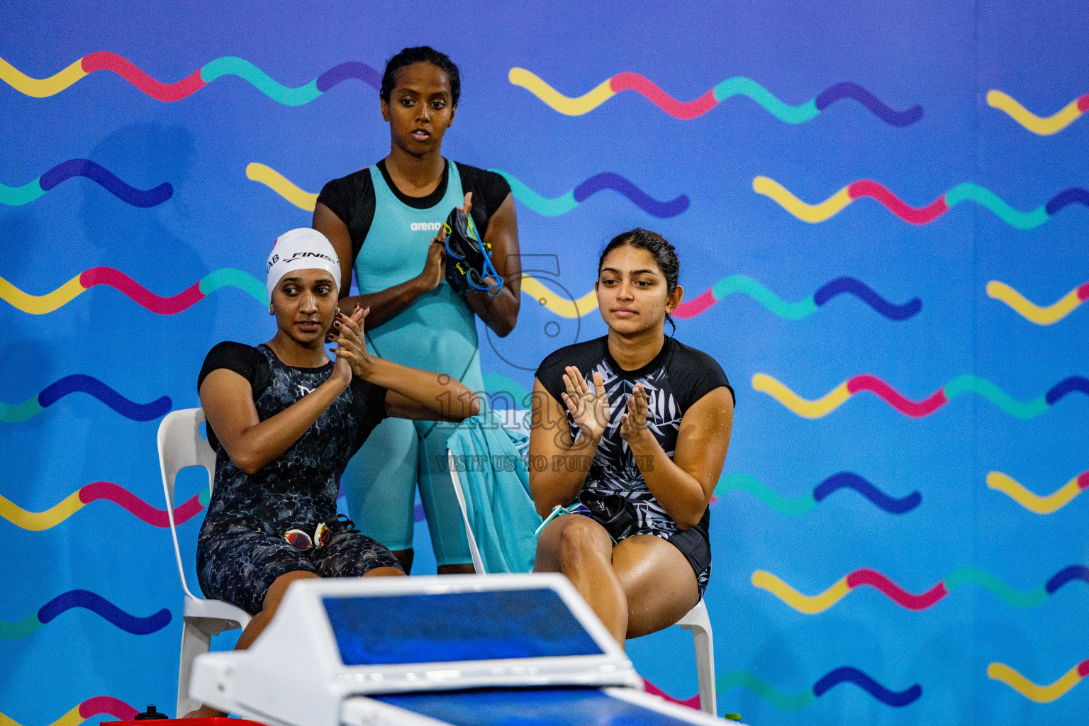 Day 4 of National Swimming Competition 2024 held in Hulhumale', Maldives on Monday, 16th December 2024. 
Photos: Hassan Simah / images.mv