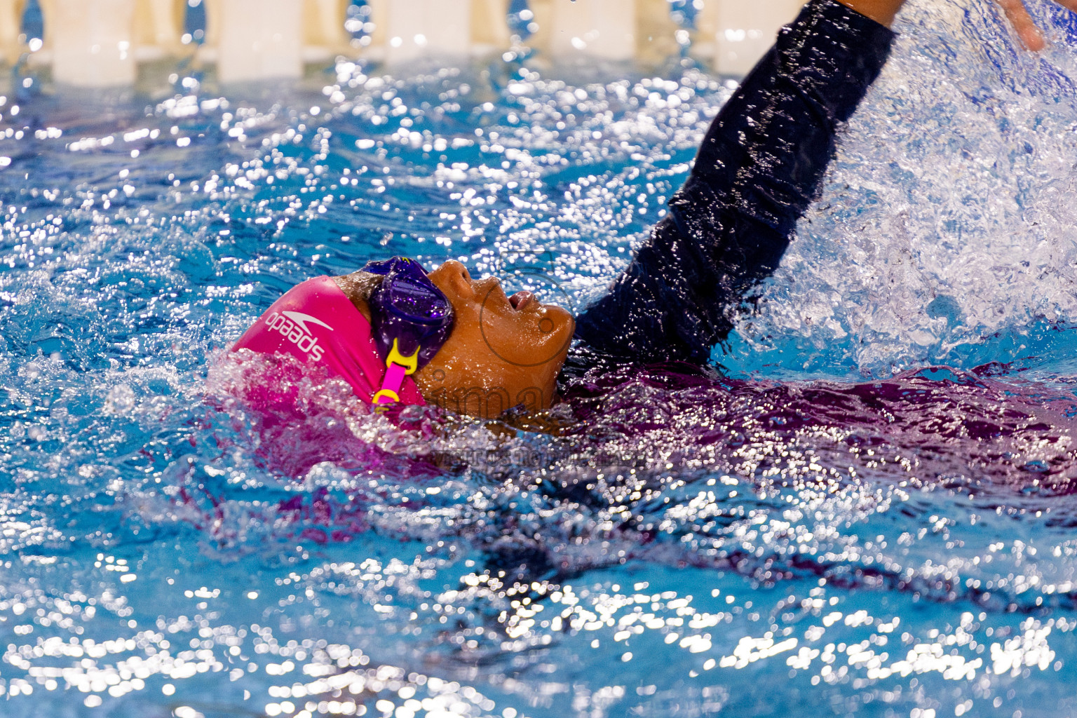 Day 1 of BML 5th National Swimming Kids Festival 2024 held in Hulhumale', Maldives on Monday, 18th November 2024. Photos: Nausham Waheed / images.mv