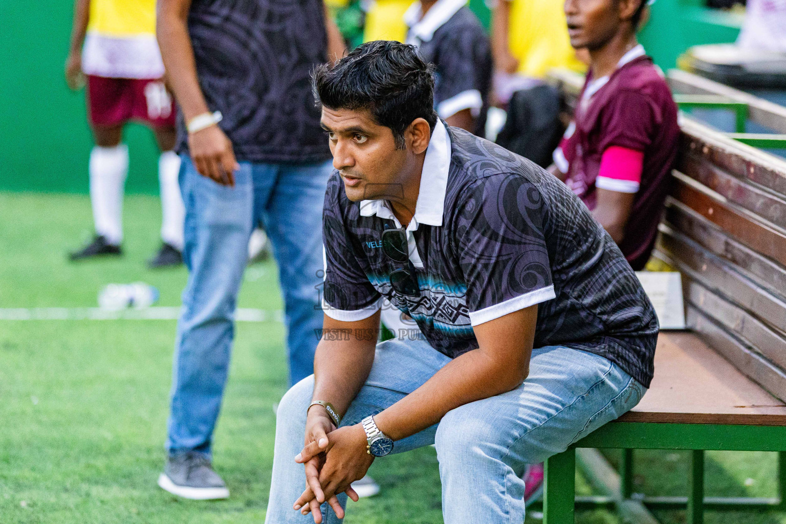 Sun Siyam Olhuveli vs Velassaru in Resort League 2025 (South Male Zone) day 11 was held on Thursday, 9th October 2025 in Crossroads's Maldives, Photos: Areef Adam / images.mv