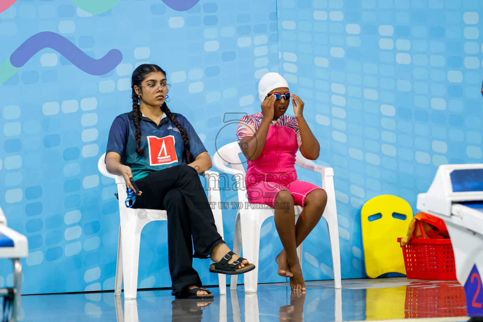Day 4 of BML 6th National Kids Swimming Kids Festival 2025 held in Hulhumale', Maldives on Thursday, 6th November 2024. 
Photos: Hassan Simah / images.mv
