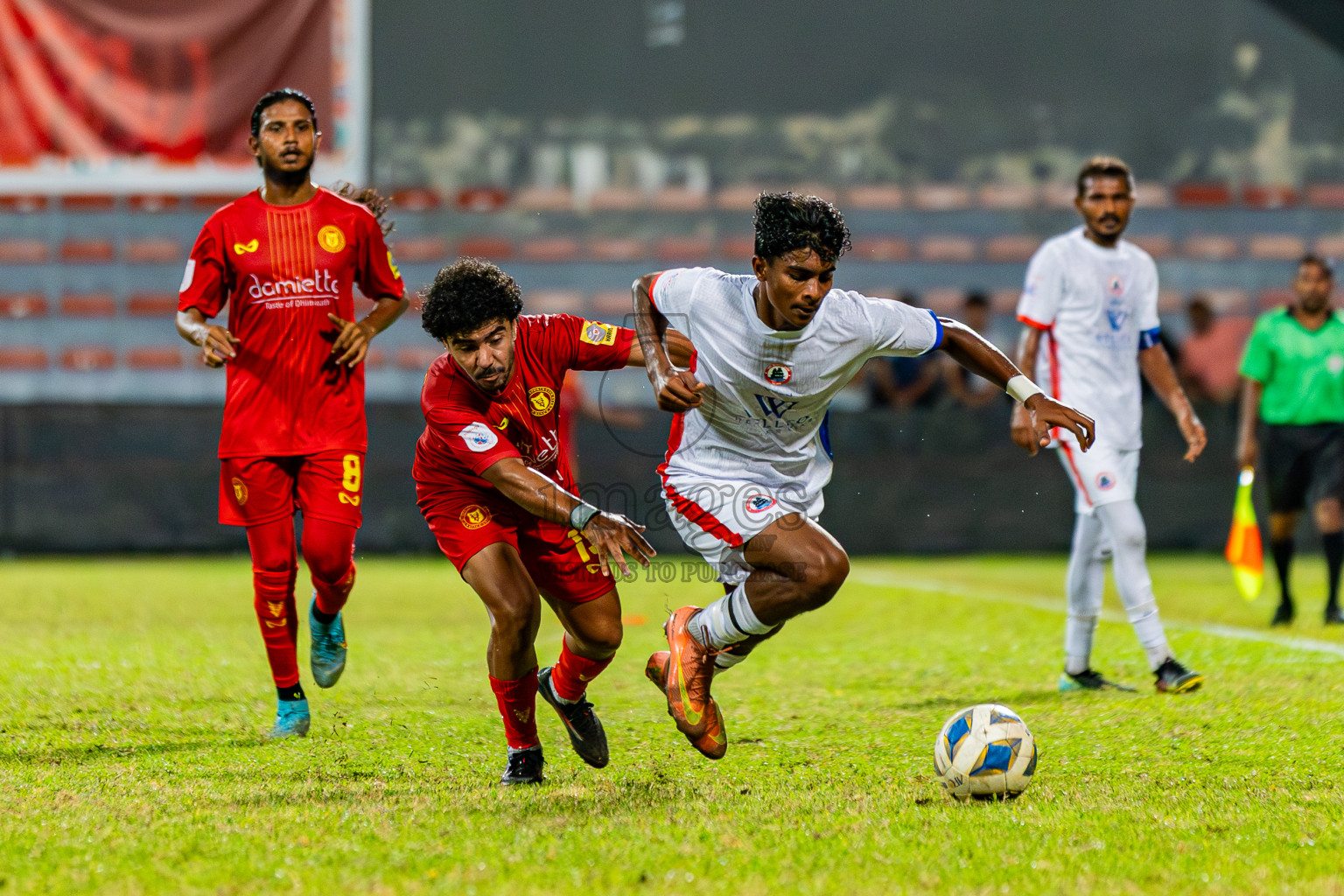 ODI Sport Club vs Victory Sports Club in Dhivehi Premier League 2025/26 held in National Football Stadium, Male', Maldives on Thursday, 2nd October 2025. Photos: Areef Adam / Images.mv