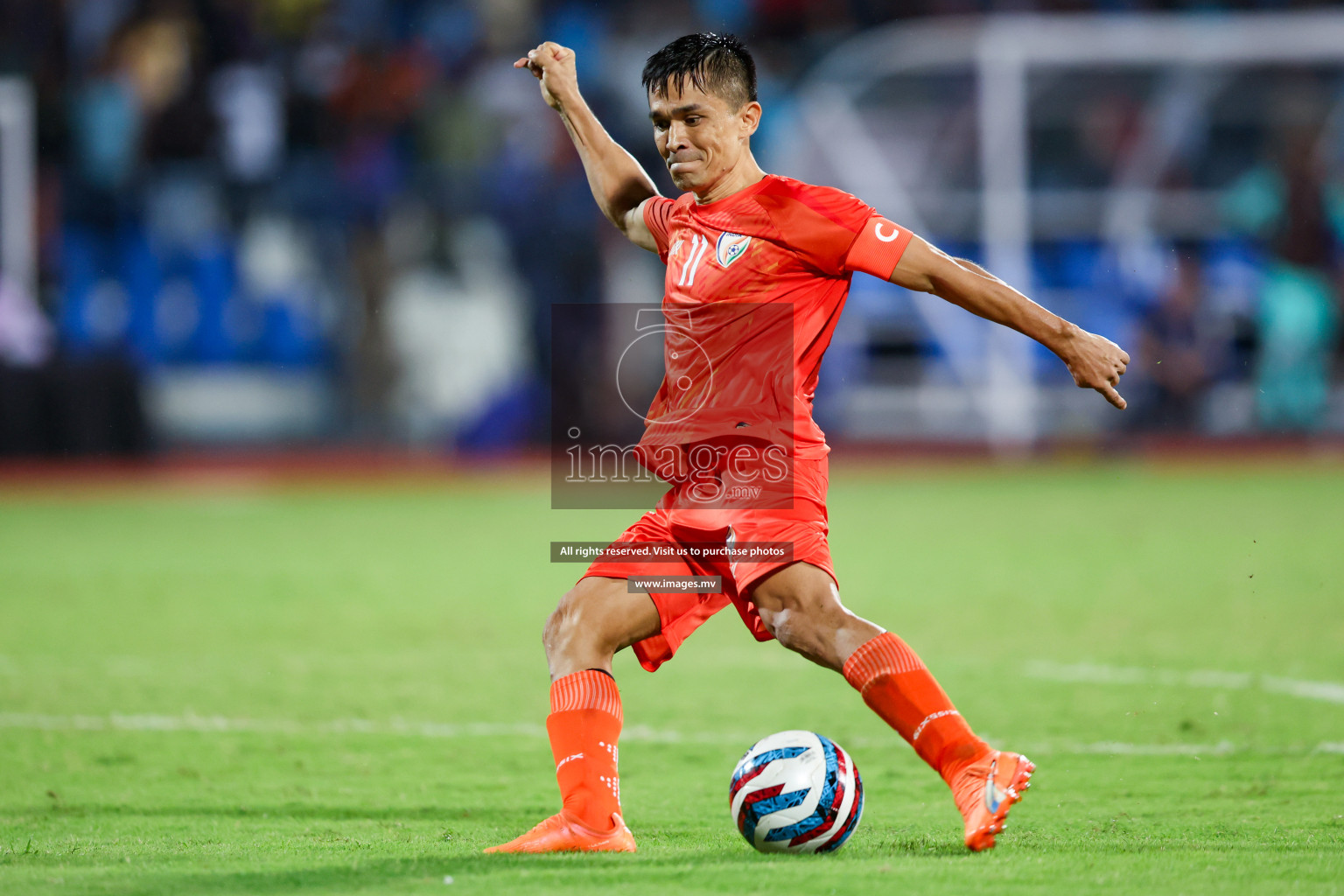 Kuwait vs India in the Final of SAFF Championship 2023 held in Sree Kanteerava Stadium, Bengaluru, India, on Tuesday, 4th July 2023. Photos: Nausham Waheed / images.mv