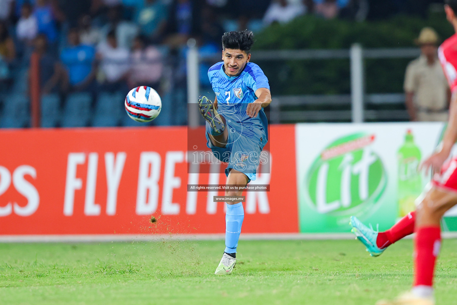 Lebanon vs India in the Semi-final of SAFF Championship 2023 held in Sree Kanteerava Stadium, Bengaluru, India, on Saturday, 1st July 2023. Photos: Nausham Waheed, Hassan Simah / images.mv