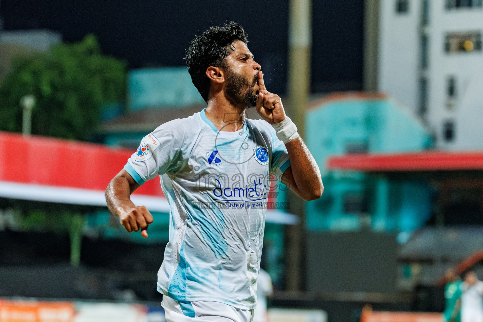 Maziya SR vs New Radiant SC in Dhiraagu Dhivehi Premier League 2026 held in National Football Stadium, Male', Maldives on 17 September 2026. Photos: Hassan Simah
