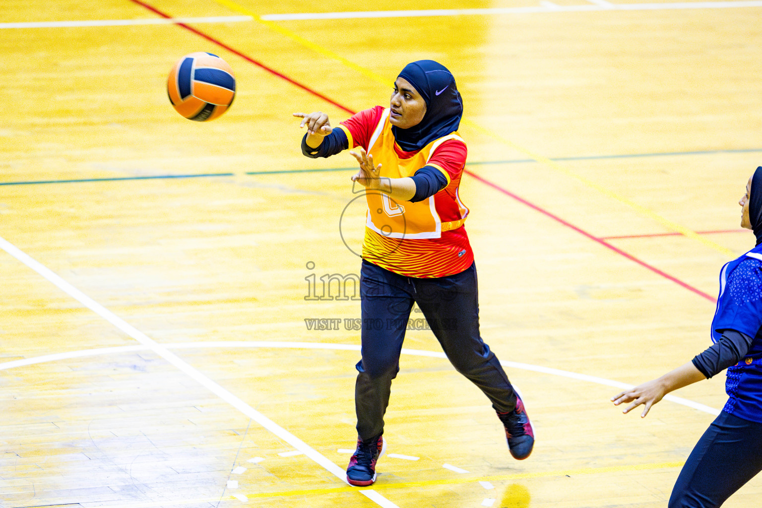 Day 5 of 21st National Netball Tournament was held in Social Canter at Male', Maldives on Sunday, 13th May 2024. Photos: Nausham Waheed / images.mv