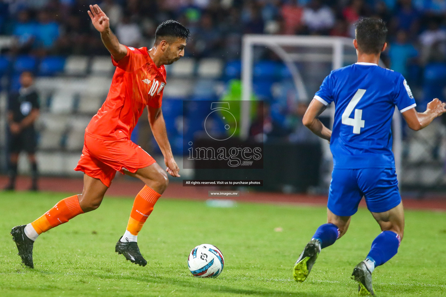 Nepal vs India in SAFF Championship 2023 held in Sree Kanteerava Stadium, Bengaluru, India, on Saturday, 24th June 2023. Photos: Nausham Waheed / images.mv