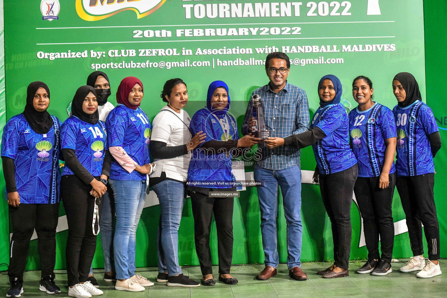 Final of Milo 6th Inter Office Handball Tournament 2022 - Photos by Nausham Waheed