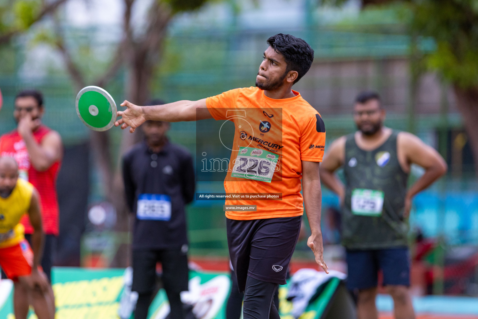 Day 2 of National Athletics Championship 2023 was held in Ekuveni Track at Male', Maldives on Friday, 24th November 2023. Photos: Nausham Waheed / images.mv