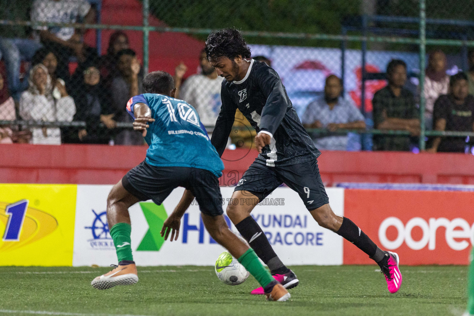 F Feeali vs F Bilehdhoo in Day 8 of Golden Futsal Challenge 2024 was held on Monday, 22nd January 2024, in Hulhumale', Maldives Photos: Nausham Waheed / images.mv