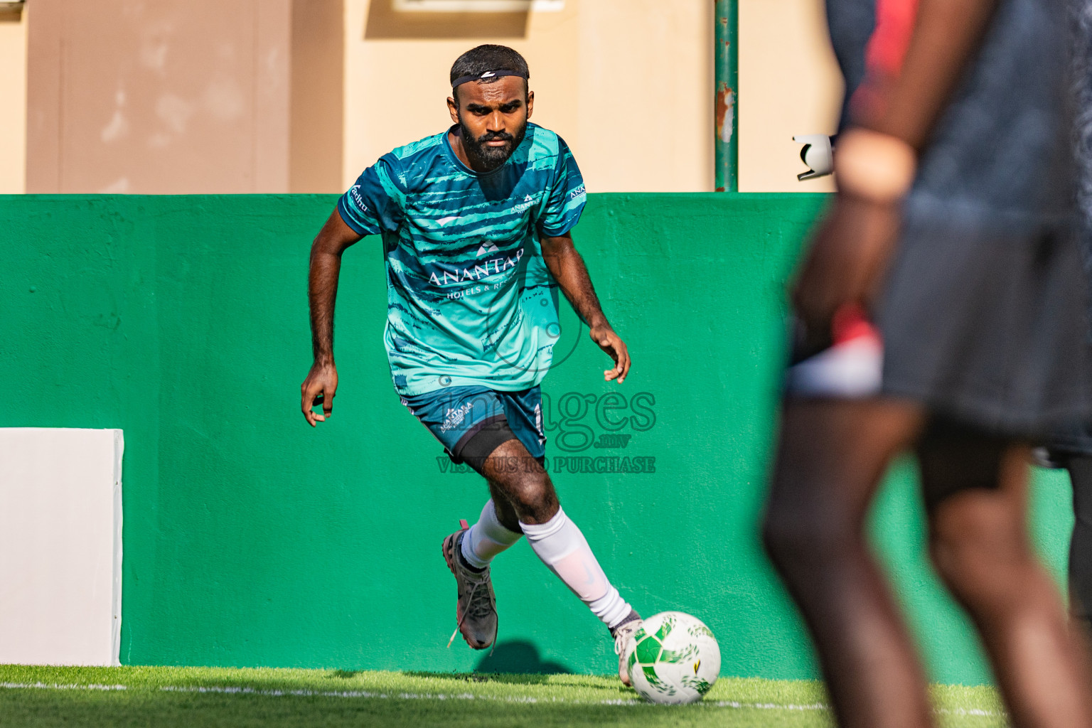 The Marina vs Anantara in Resort League 2025 (South Male Zone) was held on Sunday, 28th September 2025 in Crossroads's Maldives, Photos: Areef Adam / images.mv