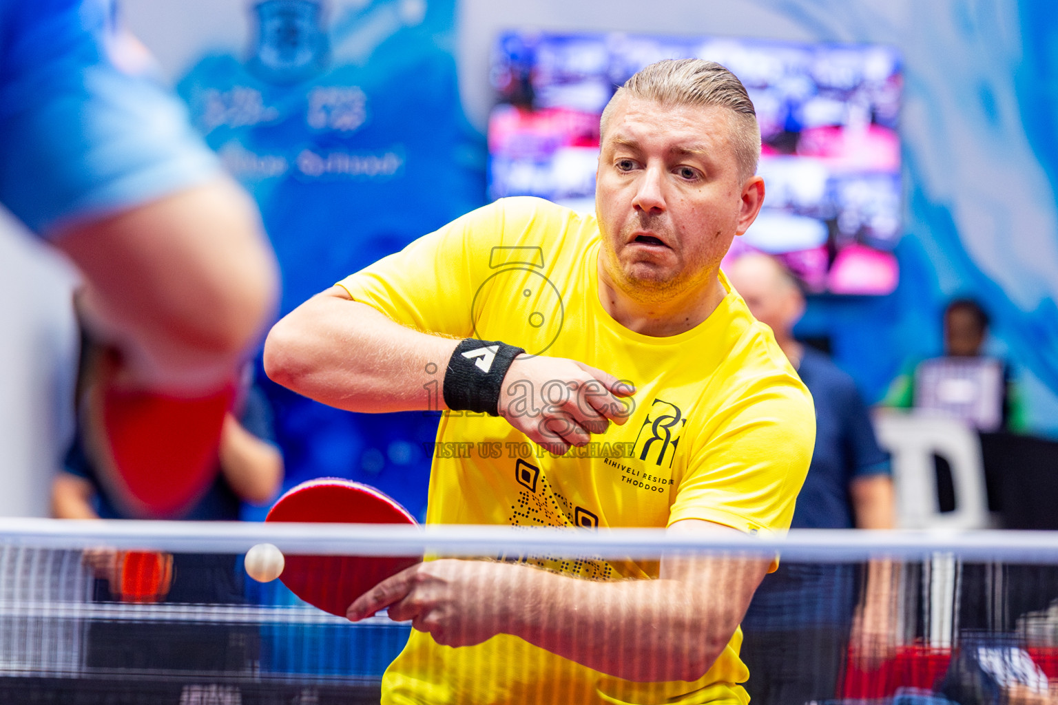 Day 3 of 1st Thoddoo Masters Table Tennis Tournament was held on Saturday, 23rd August 2025 in AA Thoddoo, Maldives. Photos: Nausham Waheed / images.mv