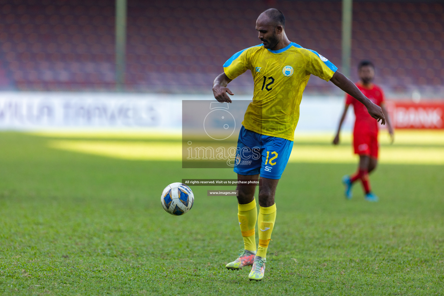 Club Valencia vs De Grande Sports Club in Ooredoo Dhivehi Premier League 2021/22 on 16th July 2022, held in National Football Stadium, Male', Maldives Photos: Hassan Simah/ Images mv