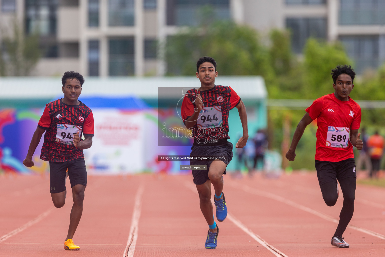 Day three of Inter School Athletics Championship 2023 was held at Hulhumale' Running Track at Hulhumale', Maldives on Tuesday, 16th May 2023. Photos: Shuu / Images.mv