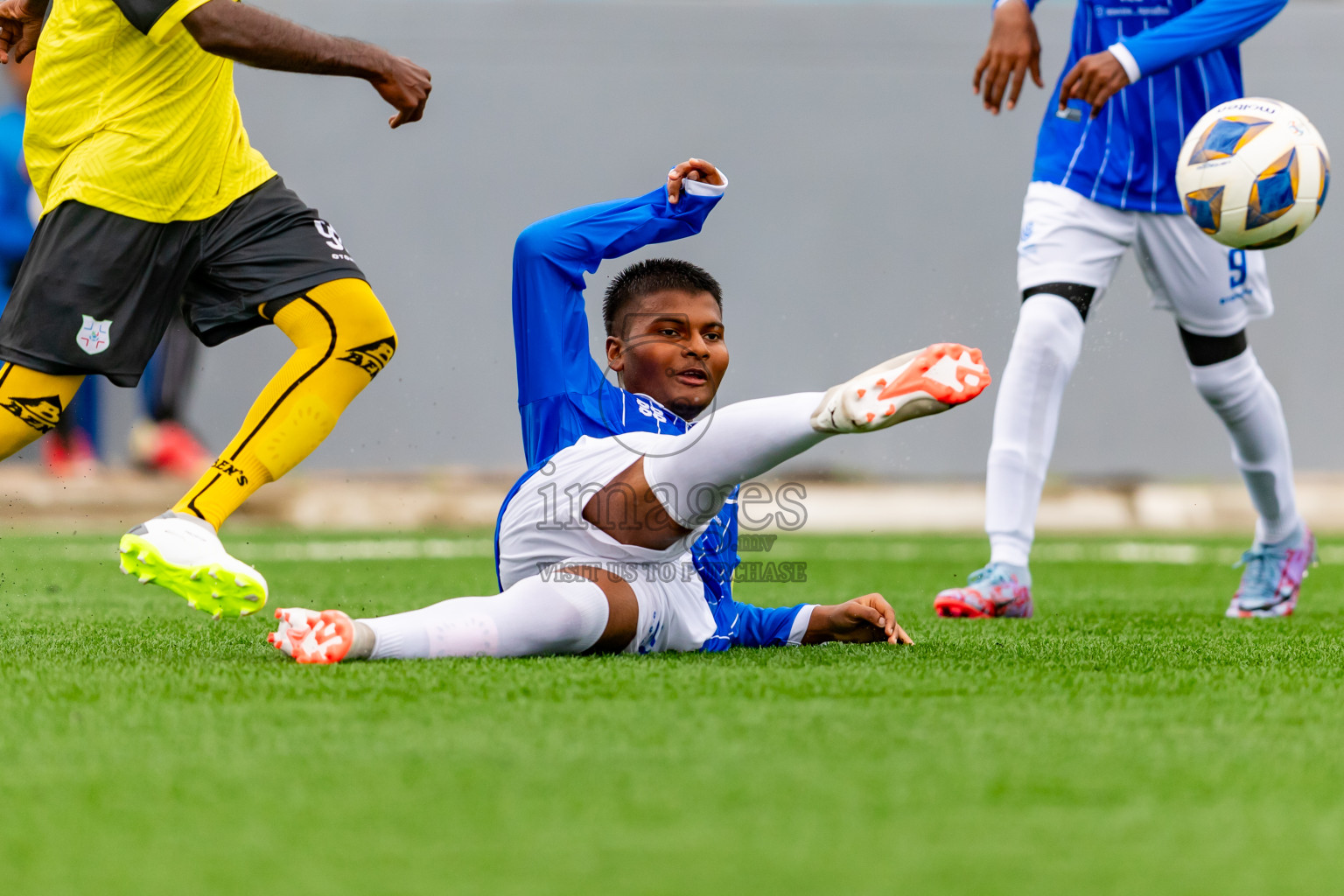 Chester Academy vs Kanmathi Juniorsfrom Manadhoo Council Cup 2024 in N Manadhoo Maldives on Friday, 16th February 2023. Photos: Nausham Waheed / images.mv