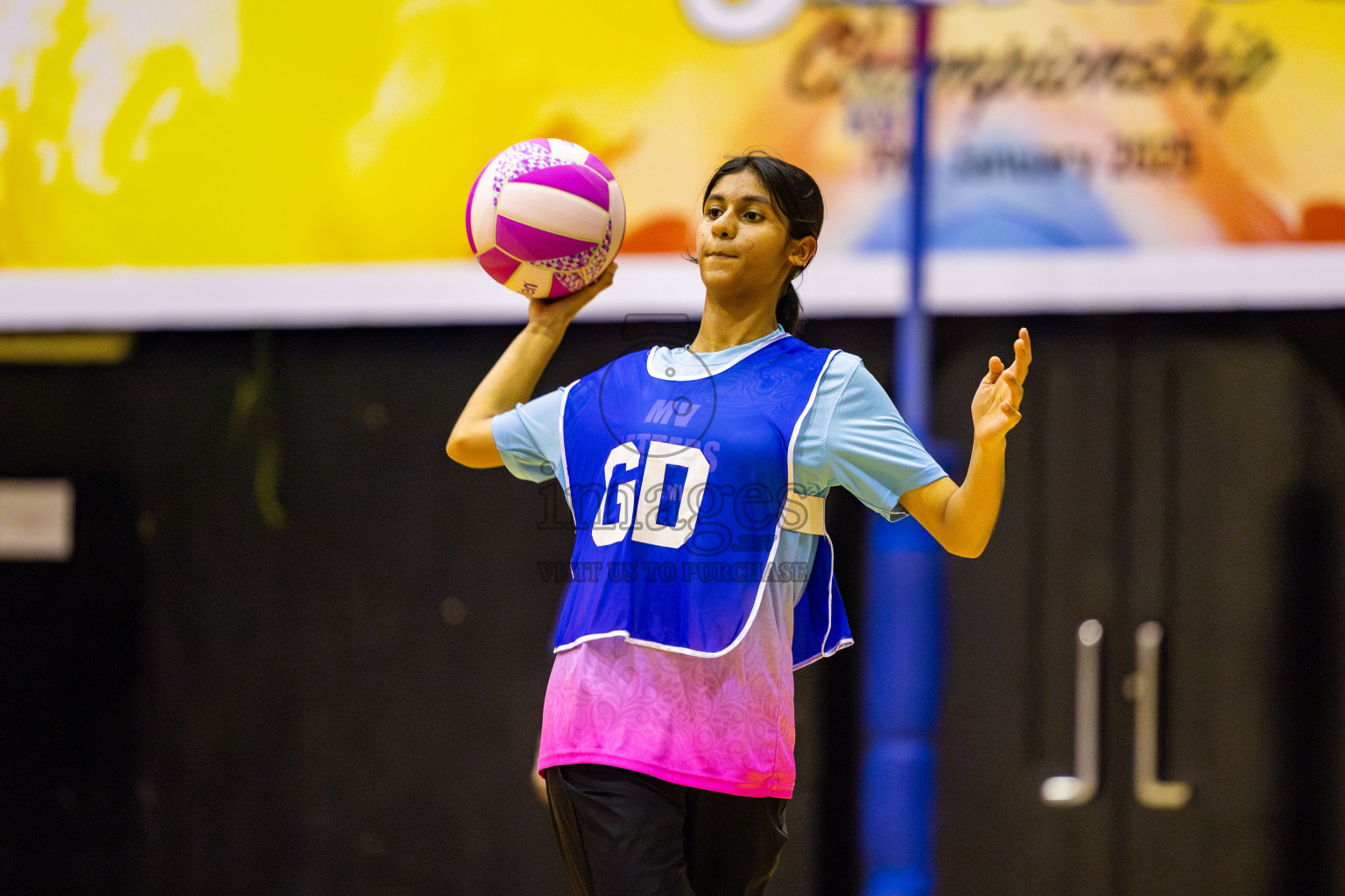 MV Netters Acadamy vs N Sports Academy in Day 2 of 3rd Junior Championship - Netball association of Maldives, held at Social Center on Monday 20th January 2025 . Photos by Nausham Waheed