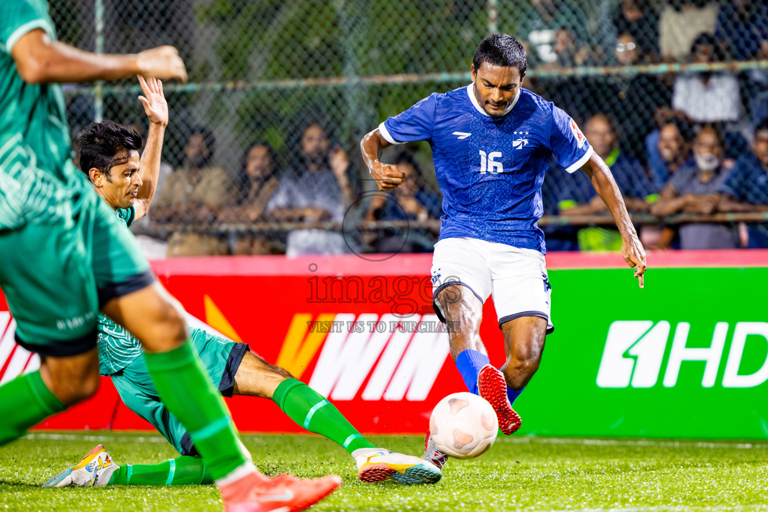 MACL vs Baros in Day 4 of Club Maldives Cup 2025 was held in Rehendi Futsal Ground, Hulhumale', Maldives on Thursday, 2nd October 2025. Photos: Nausham Waheed / images.mv