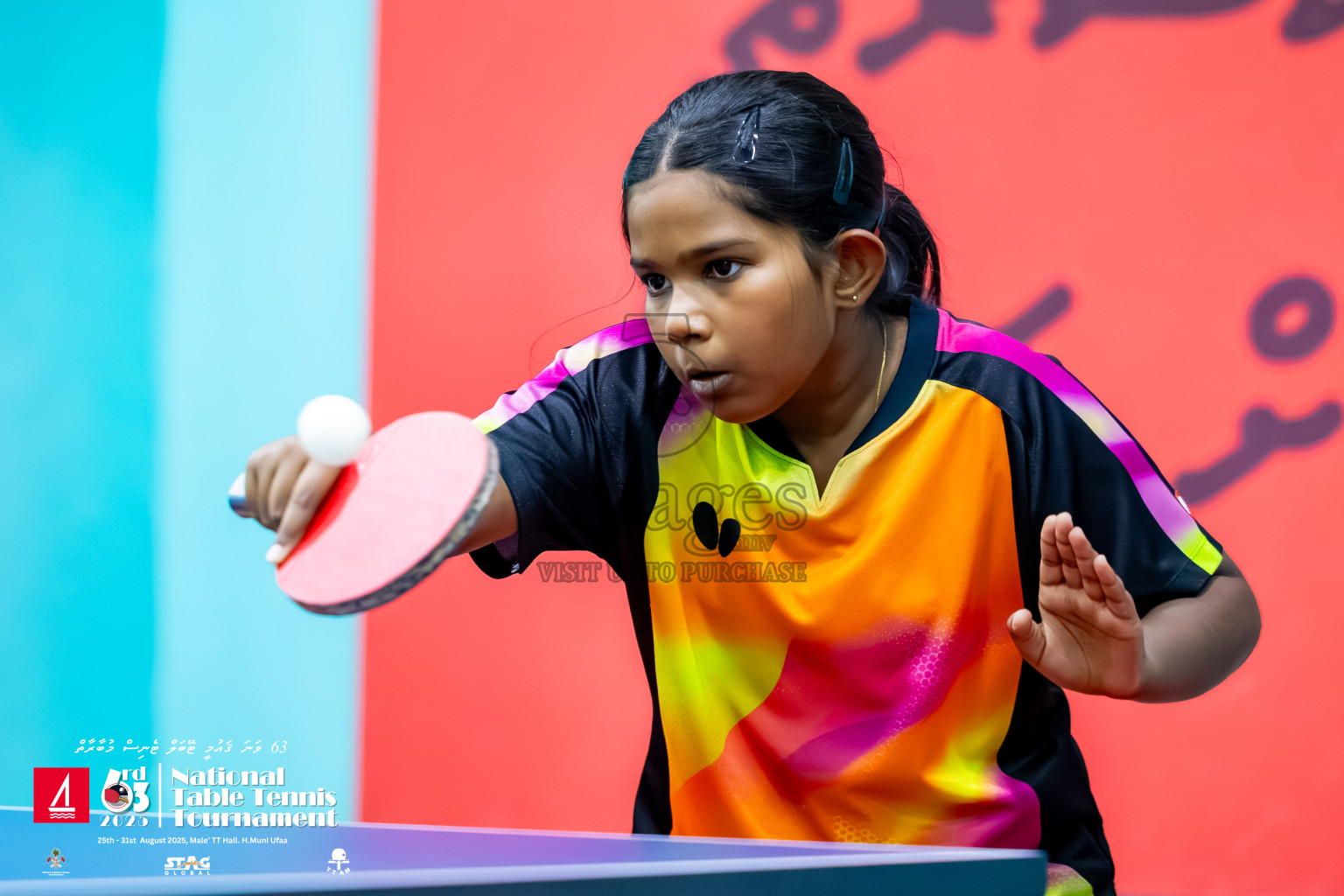 Day 5 of BML 63rd National Table Tennis Tournament 2025 was held on Friday, 29th August 2025 in Male' TT Hall, Male', Maldives. Photos: Nausham Waheed  / images.mv
