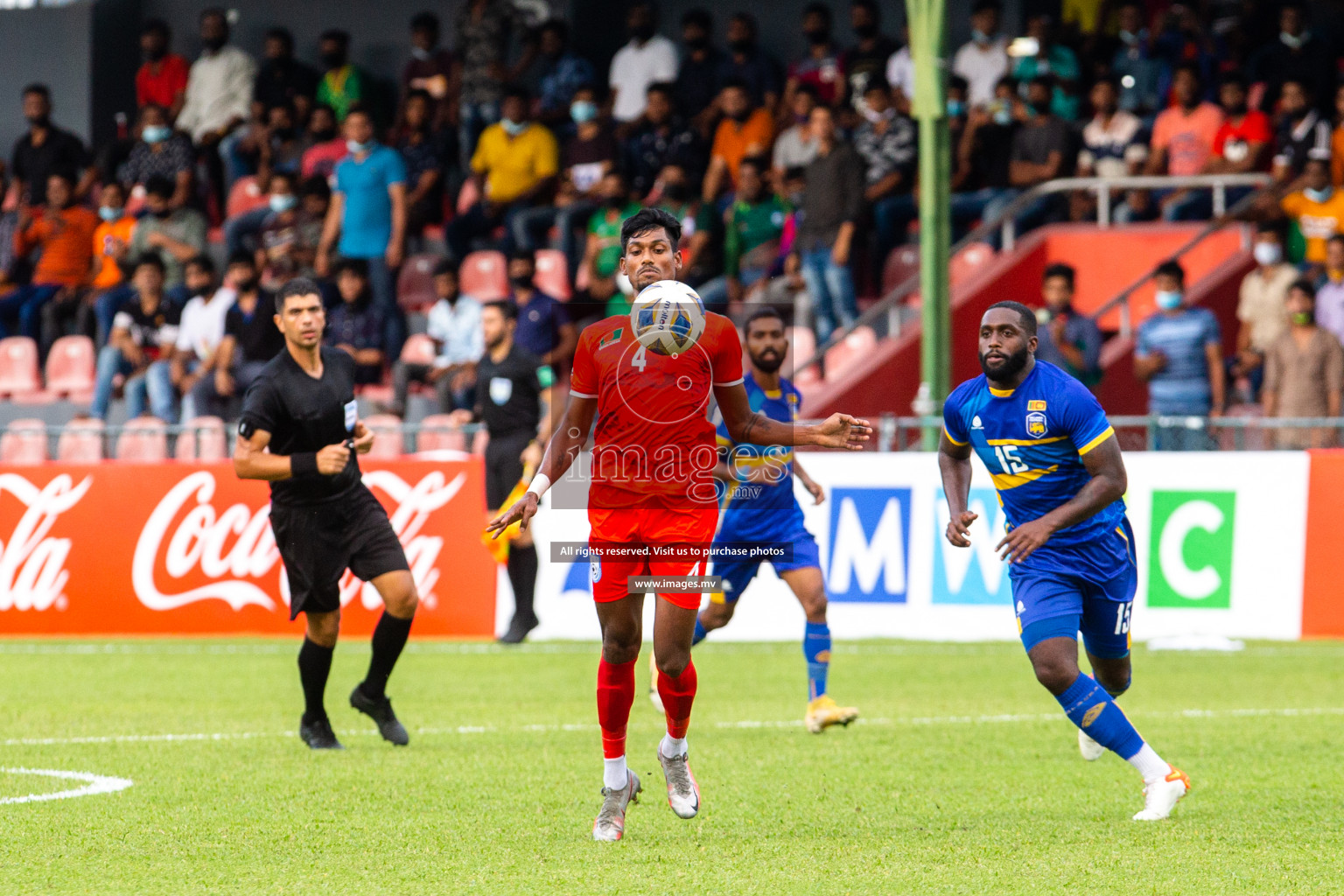 Bangladesh vs Sri Lanka in SAFF Championship 2021 held on 1st October 2021 in Galolhu National Stadium, Male', Maldives