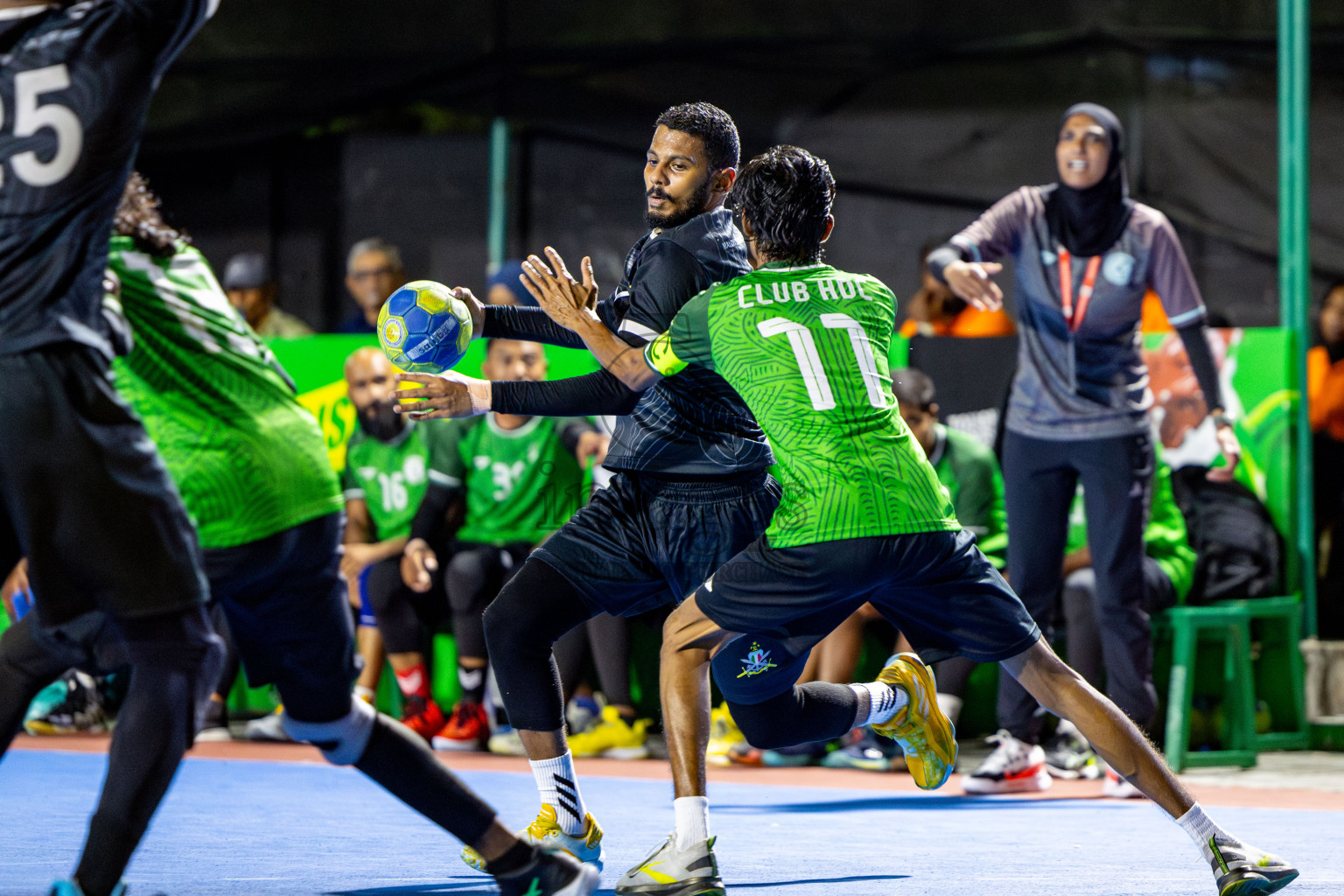 2nd Division Final of 8th Inter-Office/Company Handball Tournament 2024, held in Handball ground, Male', Maldives on Tuesday, 17th September 2024 Photos: Nausham Waheed/ Images.mv