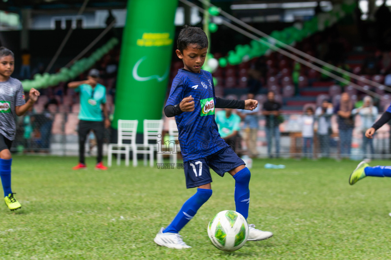 Day 2 of MILO Kids Football Fiesta was held at National Stadium in Male', Maldives on Saturday, 24th February 2024.