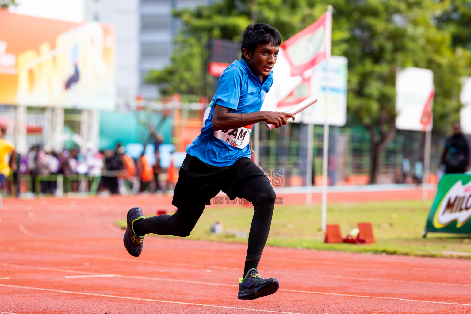 Day 6 of Inter-school Athletics Championship 2025 held in Ekuveni Synthetic Track, Male', Maldives on Sunday, 12th October 2025. Photos by: Nausham Waheed / Images.mv