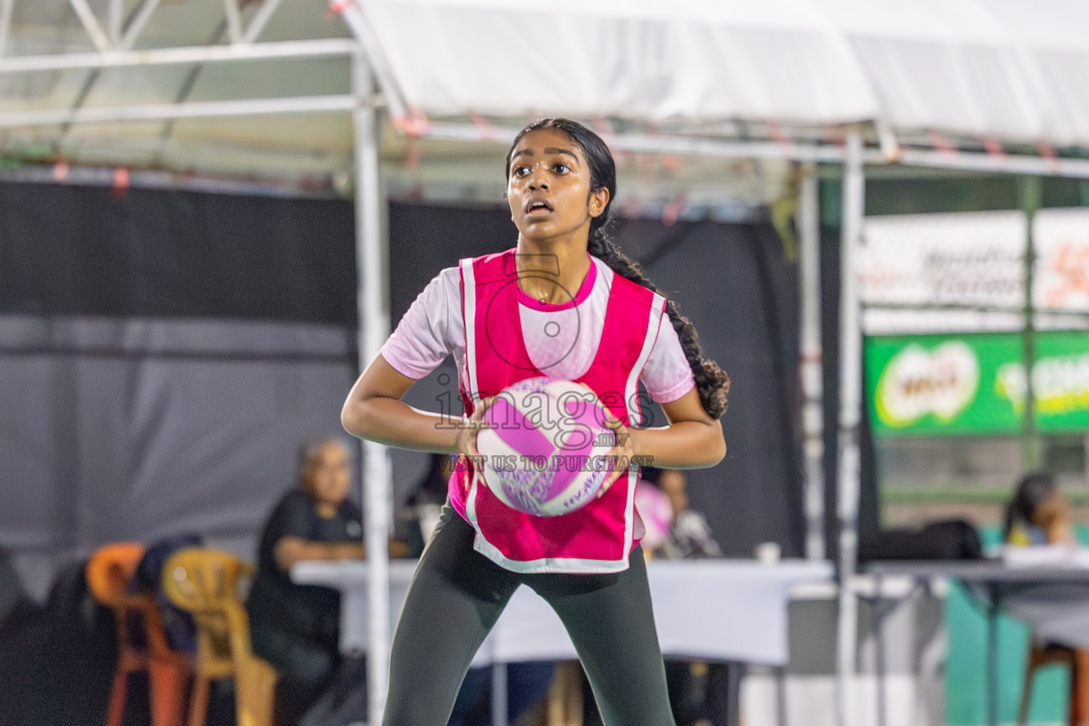 Xenith Sports Club vs N Sports Academy in Division 2 of National Netball Tournament 2025 held in Ekuveni Netball Court at Male', Maldives on Friday, 23rd May 2025. Photos: Mohamed Mahfooz Moosa / images.mv