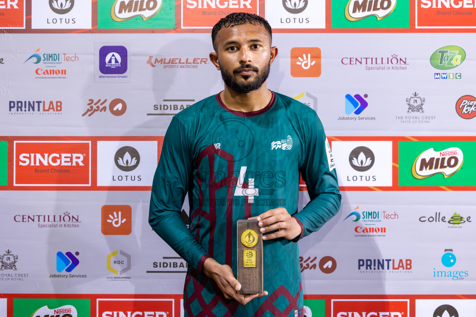 Day 2 of Club Maldives 2024 tournaments held in Rehendi Futsal Ground, Hulhumale', Maldives on Wednesday, 4th September 2024. 
Photos: Ismail Thoriq / images.mv