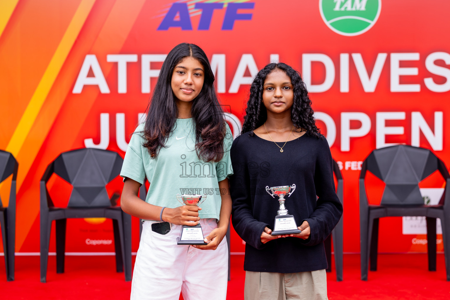 Finals of ATF Maldives Junior Open Tennis was held in Male' Tennis Court, Male', Maldives on Saturday, 21st December 2024. Photos: Nausham Waheed/ images.mv