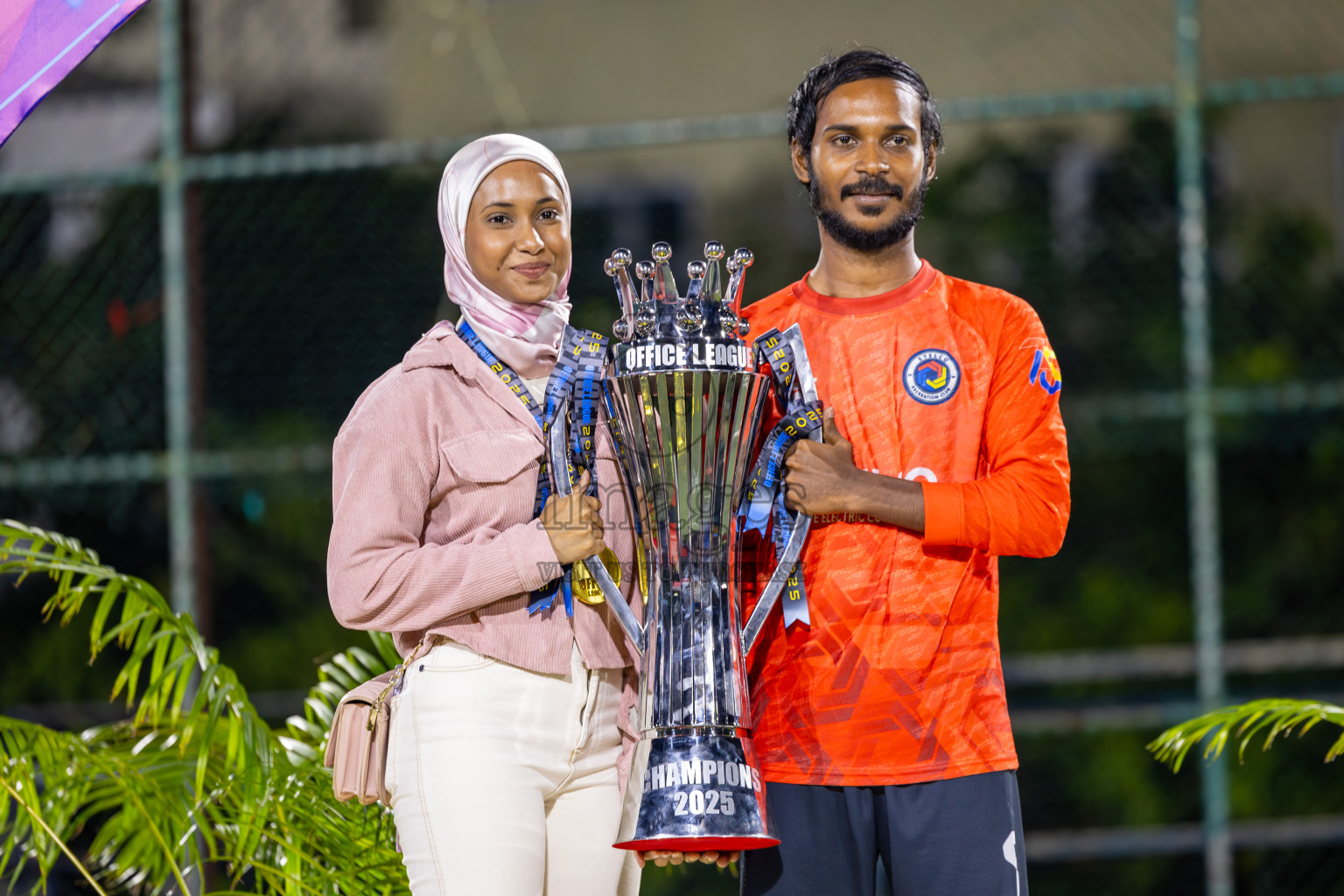 Police Club vs STELCO RC in the Final of Office League 2025 was held on Friday, 9th May 2025 in Hulhumale', Maldives. Photos: Ismail Thoriq / images.mv