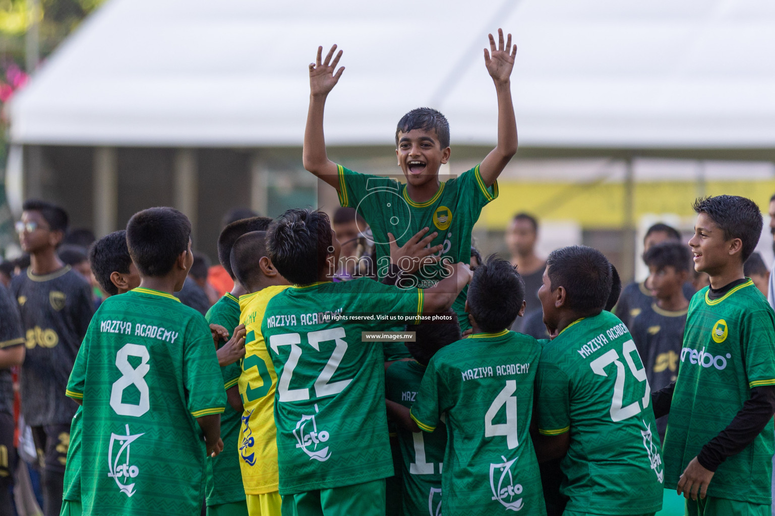 Day 2 of MILO Academy Championship 2023 (U12) was held in Henveiru Football Grounds, Male', Maldives, on Saturday, 19th August 2023. Photos: Shuu / images.mv