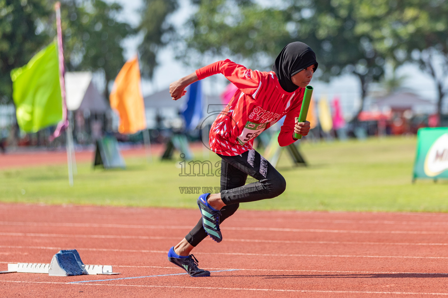 Day 4 of MILO Athletics Association Championship was held on Friday, 8th March 2024 in Male', Maldives. Photos: Hasna Hussain