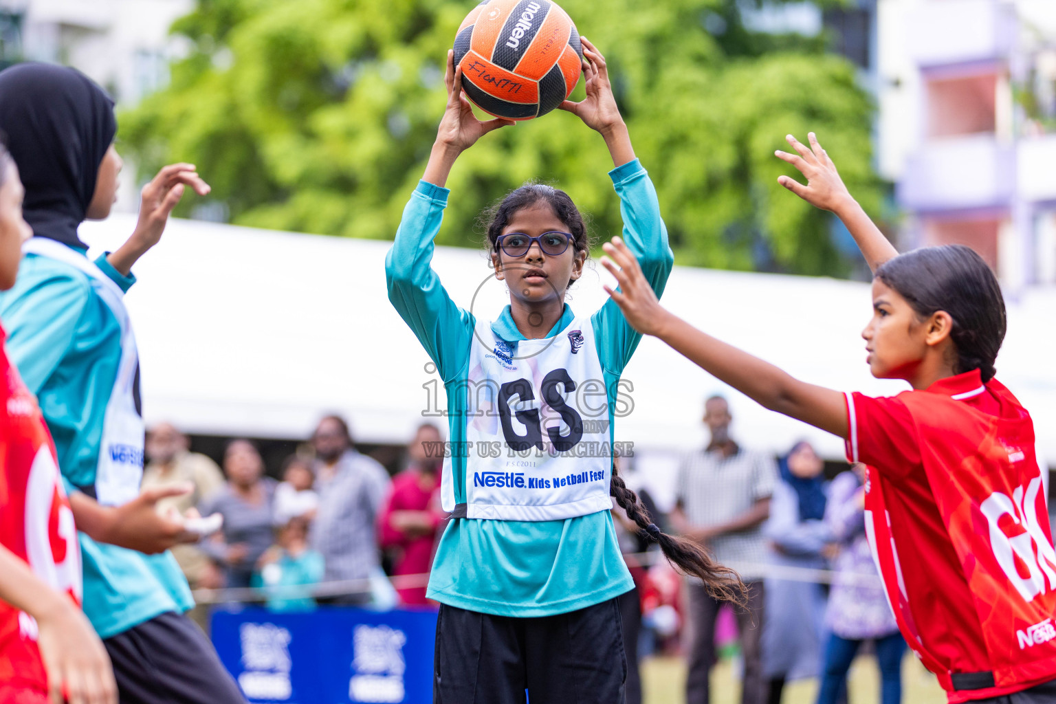 Day 3 of Nestle' Kids Netball Fiesta 2023 held in Henveyru Stadium, Male', Maldives on Saturday, 2nd December 2023. Photos by Nausham Waheed / Images.mv