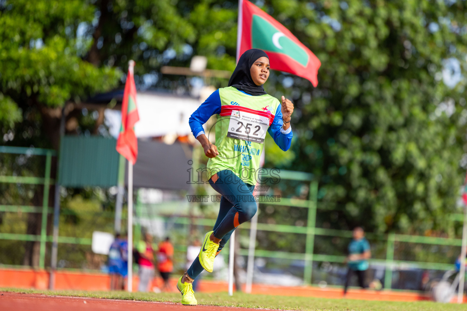 Day 2 of 33rd National Athletics Championship was held in Ekuveni Track at Male', Maldives on Friday, 6th September 2024.
Photos: Ismail Thoriq / images.mv