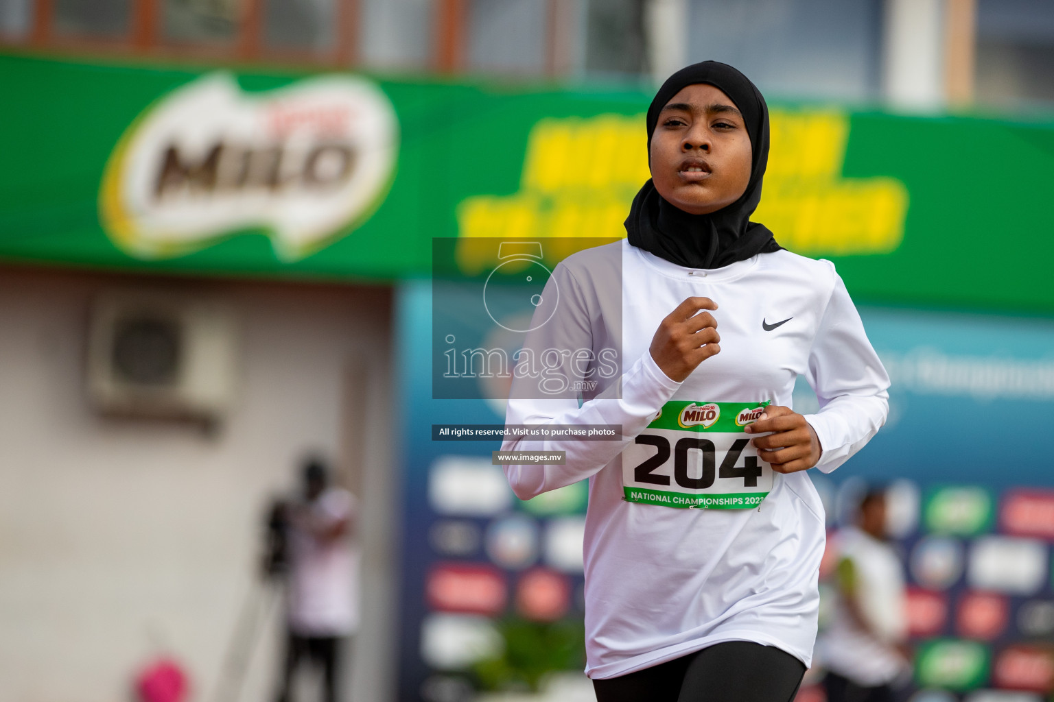 Day 2 of National Athletics Championship 2023 was held in Ekuveni Track at Male', Maldives on Friday, 24th November 2023. Photos: Hassan Simah / images.mv