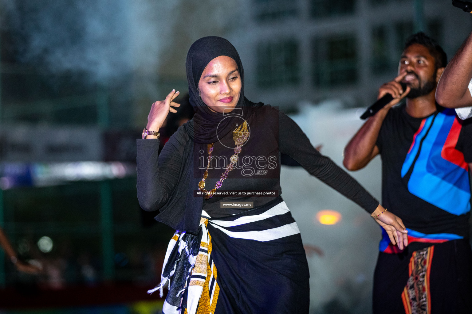 Opening of Sonee Sports Golden Futsal Challenge 2023 held on 4th Feb 2023 in Hulhumale, Male', Maldives. Photos by Nausham Waheed