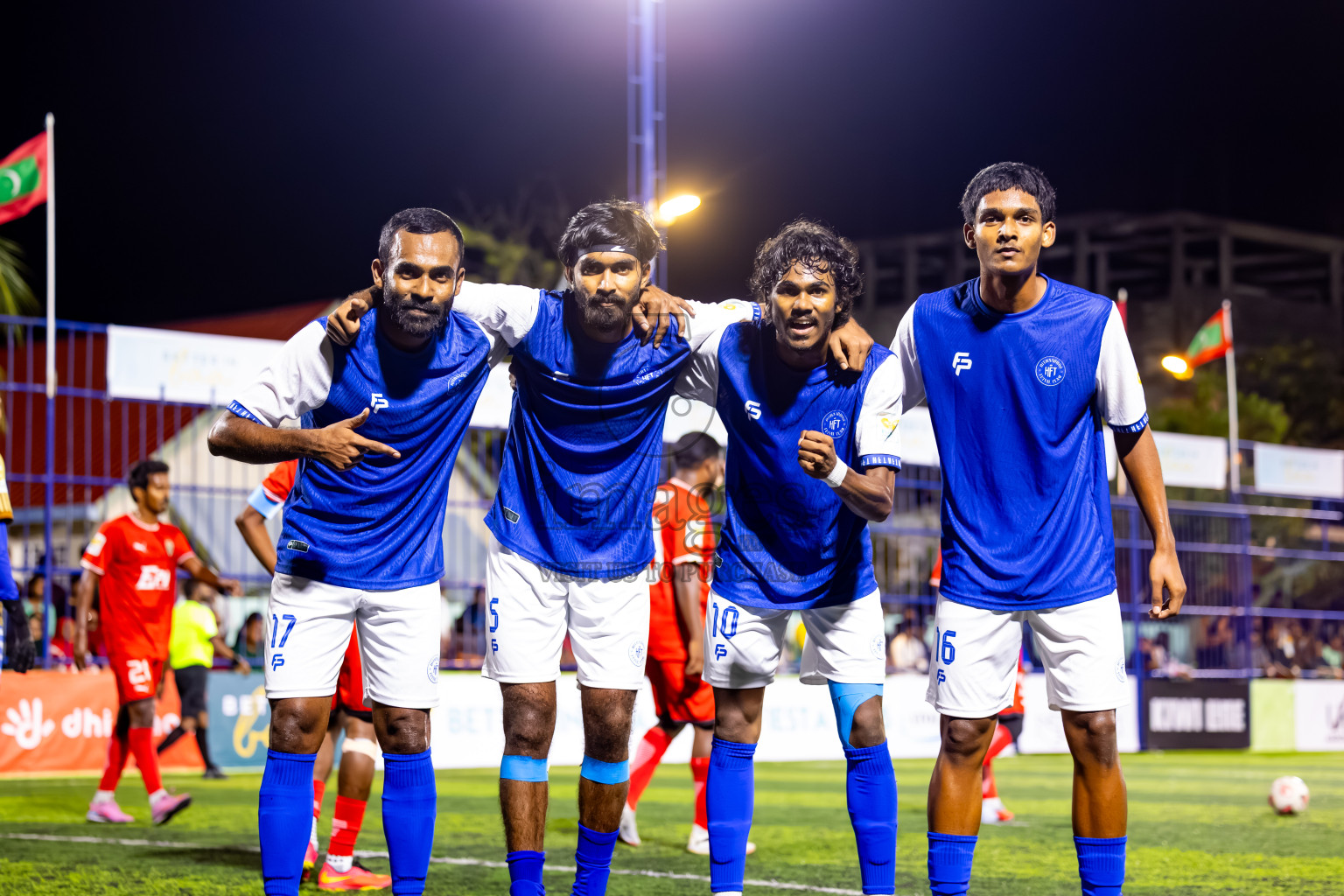 Kudarikilu vs Hithaadhoo in Day 1 of Better in Baa Futsal Fiesta 2025 Men's division held in B. Eydhafushi, Maldives on Wednesday, 5th November 2025. Photos: Nausham Waheed / images.mv