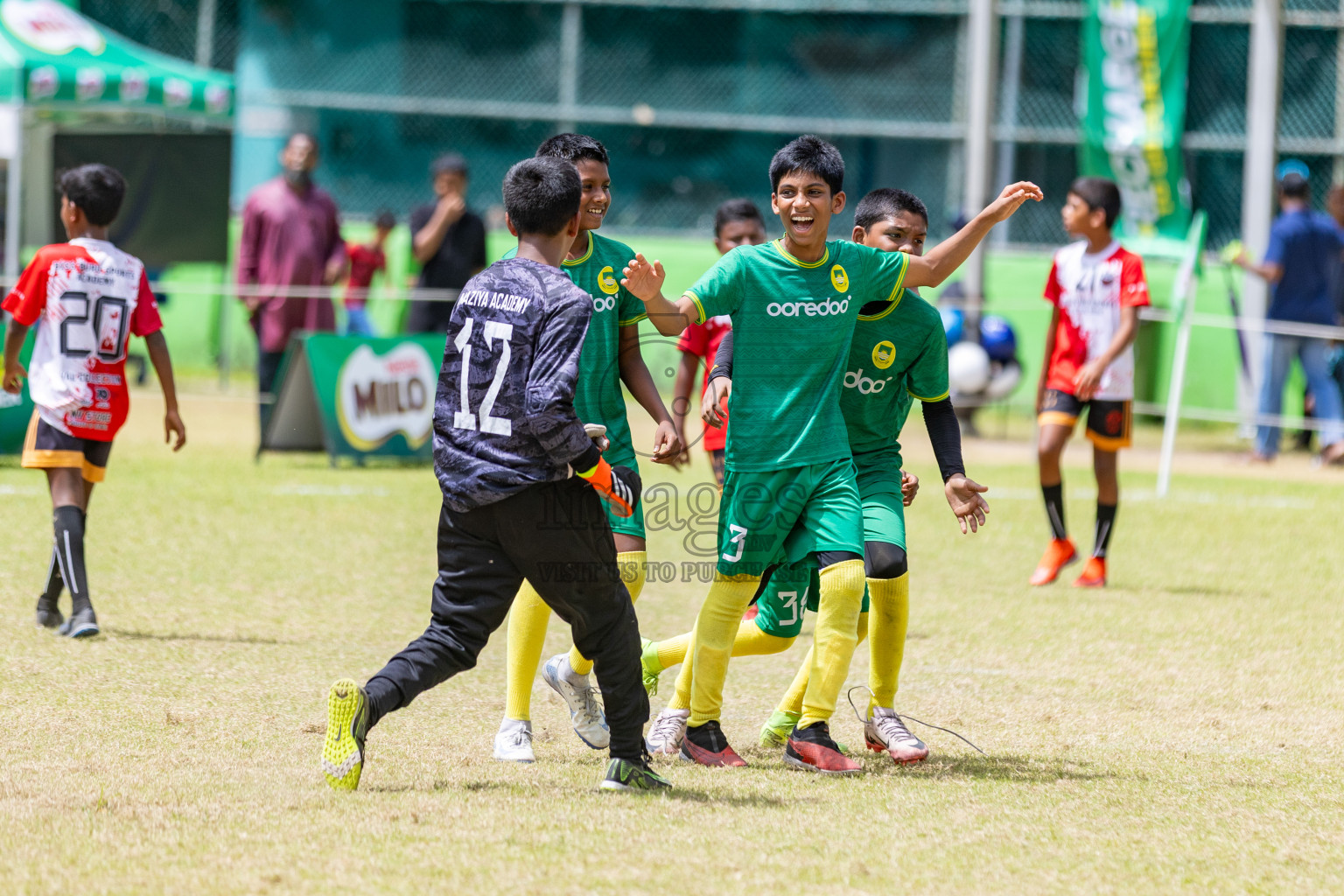 Day 3 of MILO Academy Championship 2025 (U-12) was held at Henveiru Stadium in Male', Maldives on Saturday, 3rd May 2025. 
Photos: Hassan Simah  / images.mv