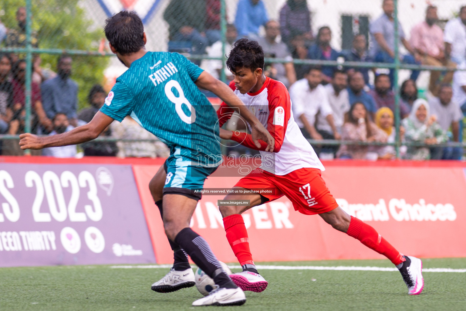 Team Fenaka vs Crossroads Maldives in Club Maldives Cup 2023 held in Hulhumale, Maldives, on Sunday, 30th July 2023
Photos: Ismail Thoriq / images.mv