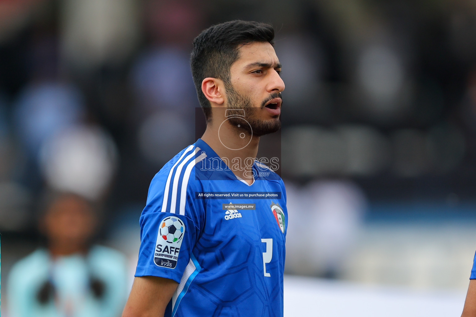 Kuwait vs Bangladesh in the Semi-final of SAFF Championship 2023 held in Sree Kanteerava Stadium, Bengaluru, India, on Saturday, 1st July 2023. Photos: Nausham Waheed, Hassan Simah / images.mv